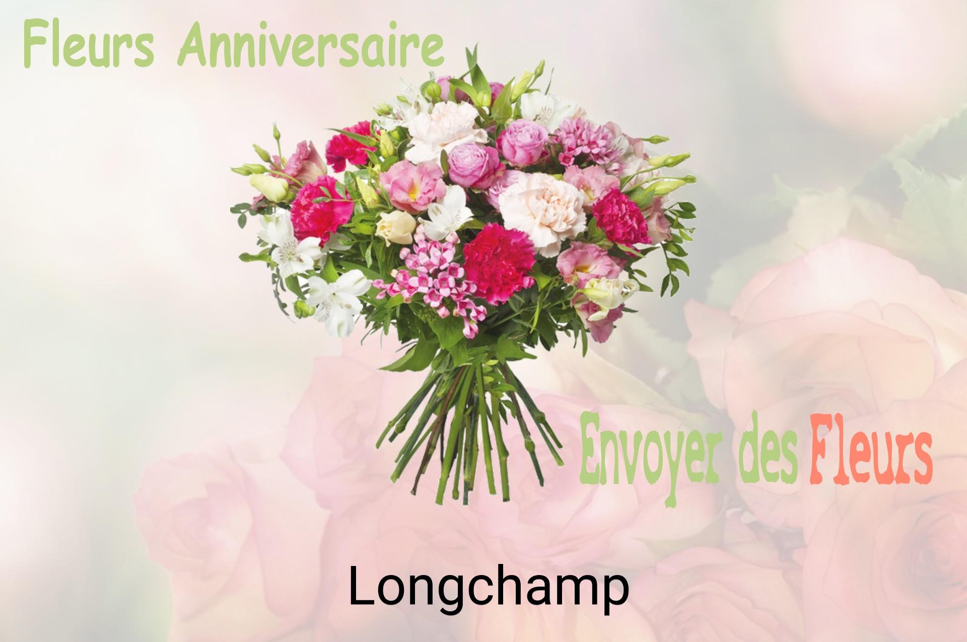 Bouquet de fleurs d’anniversaire livré à Longchamp